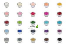 200 Wachsperlen 4mm Deko Acryl Perlen perlmutt Perlensterne Basteln Loch Schmuck