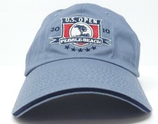 US Open Pebble Beach Golf Cap 2010 Script Logo Baseball PGA Tour Resort Dad Hat