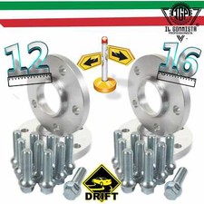 4 DISTANZIALI RUOTA 12 + 16 mm CON BULLONI PER FIAT PANDA  / 4X4 / CROSS++++++++