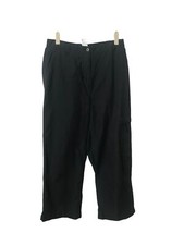Woolrich black cargo crop capris pants Women Sz 8 Style 1457 Cotton Blend