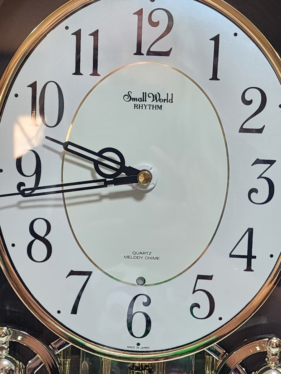 RHYTHM スモールワールド音楽隊N からくり時計 4MN440RH 掛時計