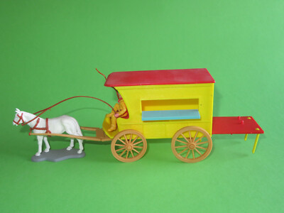 TIMPO TOYS seltene Dr. Tripp Kutsche  mit seltenen gelben Stützen