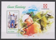 Timbres sur Guan Tianlang - Feuillet de timbres neufs ** de Saint Thomas