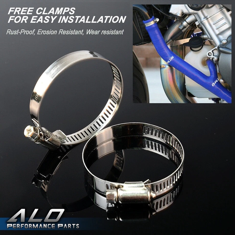 Fit For 99-00 Subaru Impreza VERS 5-6 GC8 EJ20 Blue Silicone Intercooler Hose Foto 3 de 4