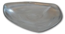 Orrefors Sweden Heavy Crystal Triangular Serv...