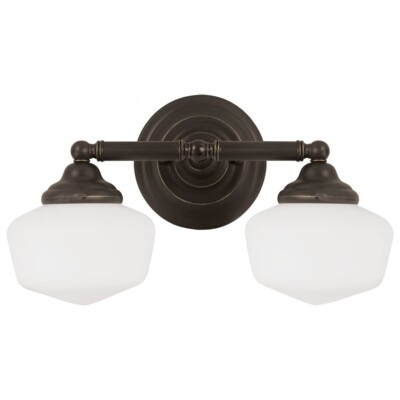 SeaGull - Academy Two Light Wall / Bath in Heirloom Bronze