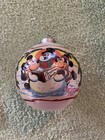 VINTAGE 1987 WALT DISNEY MERRY MOUSE MEDLEY CHRISTMAS GLASS ORNAMENT BY: SCHMID — photo 3