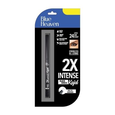 Blue Heaven Soft Kajal Eye Liner Color Black, For Eye Makeup 0.30gm