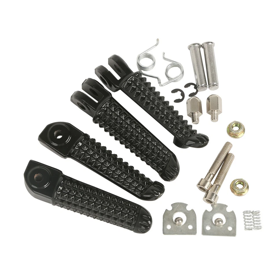 Front Rear Footrests Foot Pegs Fit For Yamaha YZF R1 1998-2025 YZF R6 2003-2020 - Image 2 of 4