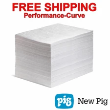 New Pig MAT423 Oil Absorbent Light-Weight Mats - 15"x20" (200 Pads)