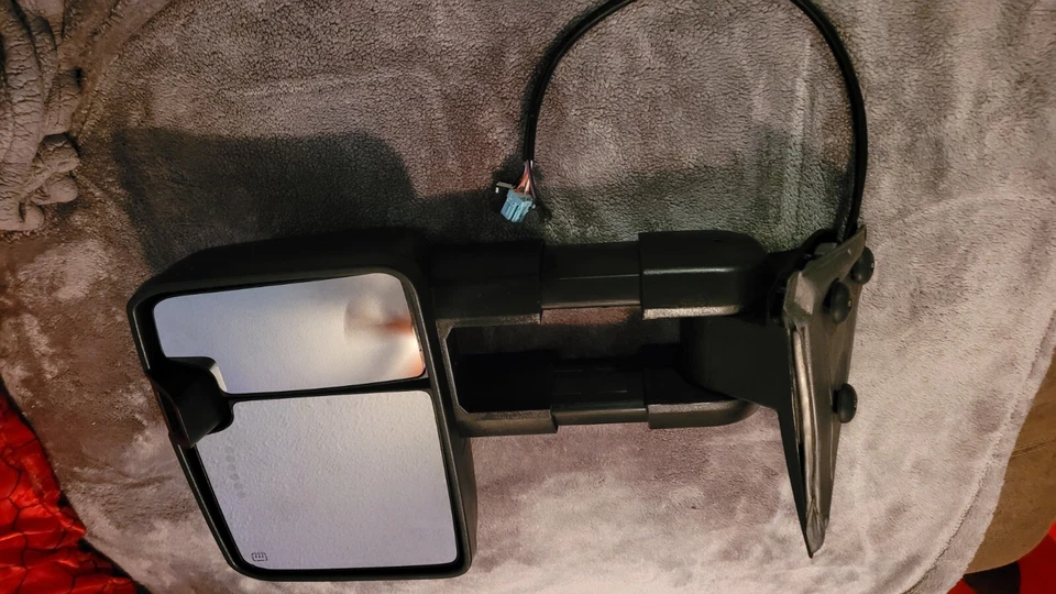 OnePower Heated Backup+Smoke LED Turn Blk Tow Mirror For 03-06 Silverado Sierra - Image 2 of 4