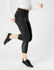 New With Damage Athleta Lightning Capri Black XS