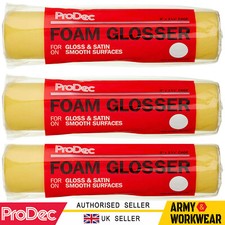 3 x ProDec 9" Inch Foam Roller Paint Refills Sleeves GlossSatinVarnish Glosser