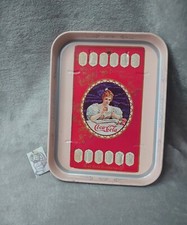 Plateau en métal Coca-Cola calendrier 1900 Delirious and Refreshing