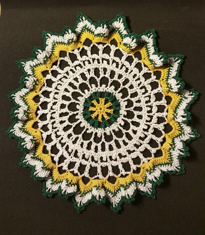 Crochet Ruffle Doily