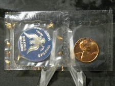 1965  Lincoln Memorial Cent / Penny SPECIAL MINT SET SMS OGP Cello