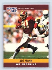 1990 Pro Set #328 Art Monk VERY  NICE CARD FRESH PULL