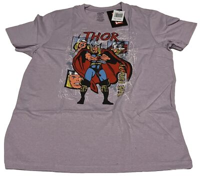 Marvel Thor the Mighty Retro style Graphic T-Shirt Large New With Tags ...