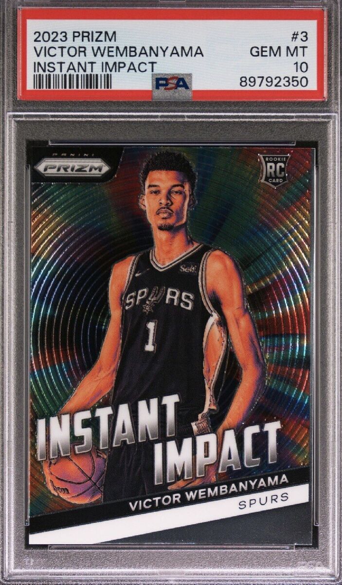 PSA 10 Victor Wembanyama Rookie 2023 Prizm Instant Impact RC PSA 10 Victor Wembanyama Rookie 2023 Prizm Instant Impact RC