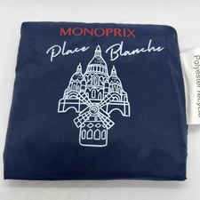 monoprix grocery shopping tote bag reusable france paris Place Blanche