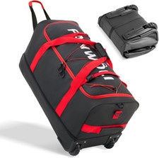30" Expandable Waterproof Rolling Duffle Bag - Heavy-Duty Travel Companion