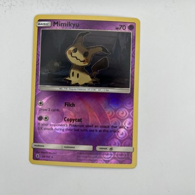 Mimikyu Guardians Rising Holo Rare 58/145 Pokemon | eBay
