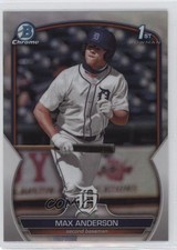 2023 Bowman Draft Chrome Refractor Max Anderson #BDC-144 yj0