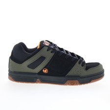 DVS Remix DV00370004 Hombres Negro Nubuck Inspirado en el Patín Tenis Zapatos