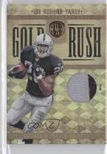 2011 Panini Gold Standard Rush Materials Prime 17/25 Darren McFadden #12 0a1