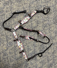 Tacktical Equine Leather Wildflower Tack Set Headstall Breastcollar — photo 1