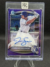 2025 Bowman - Chrome Prospect Mega Box Autographs Jac Caglianone #BMA-JC Purple