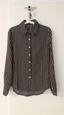  Damenbluse Gr.38 schwarz weiß