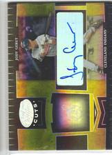 Jody Gerut Auto - Signed Autograph 2004 Leaf Certified Cuts Marble Gold #65 /25