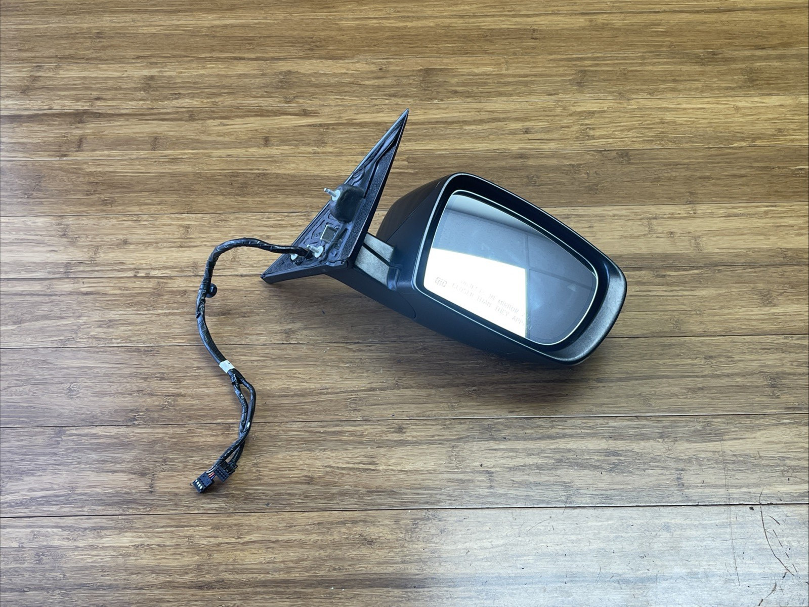 2013-2016 Maserati Ghibli M157 Front Right Mirror W/ Blind Spot Black OEM *NOTE*