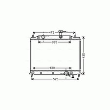 Radiator For Kia Rio MK2 1.5 CRDi AVA 253101G300 253101G301 253101G310