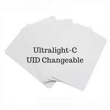 Ultralight-C 13.56Mhz UID Changeable Magic Thin Card (White)
