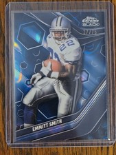 23 Composite Topps Chrome Black#115 Emmitt Smith Blue Lava Refractor/75