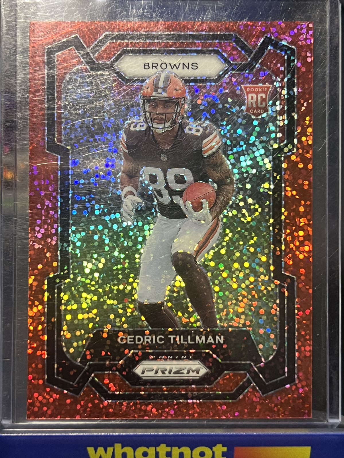 2023 Panini Prizm - Cedric Tillman Rookie Red Sparkle SSP Browns RC #321