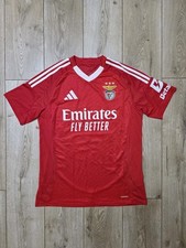BENFICA 2024 2025 HOME FOOTBALL SHIRT SOCCER JERSEY PORTUGAL L ADIDAS