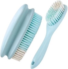 Laundry Scrub Brushes - Soft Bristle Stain Removal for Fabric 