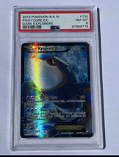 Pokemon TCG Kyogre EX Full Art Holo Ultra Rare 104/108 Dark Explorers 2012 PSA 8
