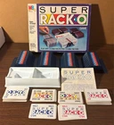 VTG 1983 Super Rack-O Game Milton Bradley Double Card Racks- 100% complete w box