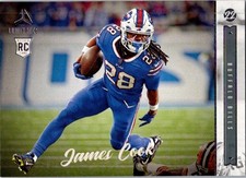 2022 Panini Chronicles #221 James Cook Luminance Update Rookies Bronze