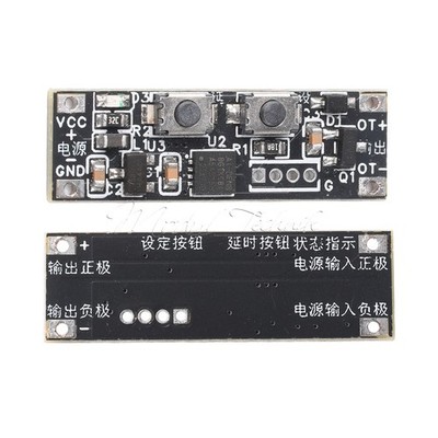 3-20V Wide Voltage 3A Universal Delay Switch Module time/working Mode Switchable