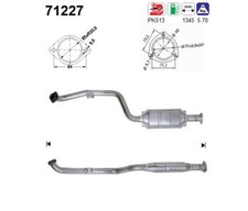 AS Katalysator 71227 für MERCEDES SLK R170 200 170 435