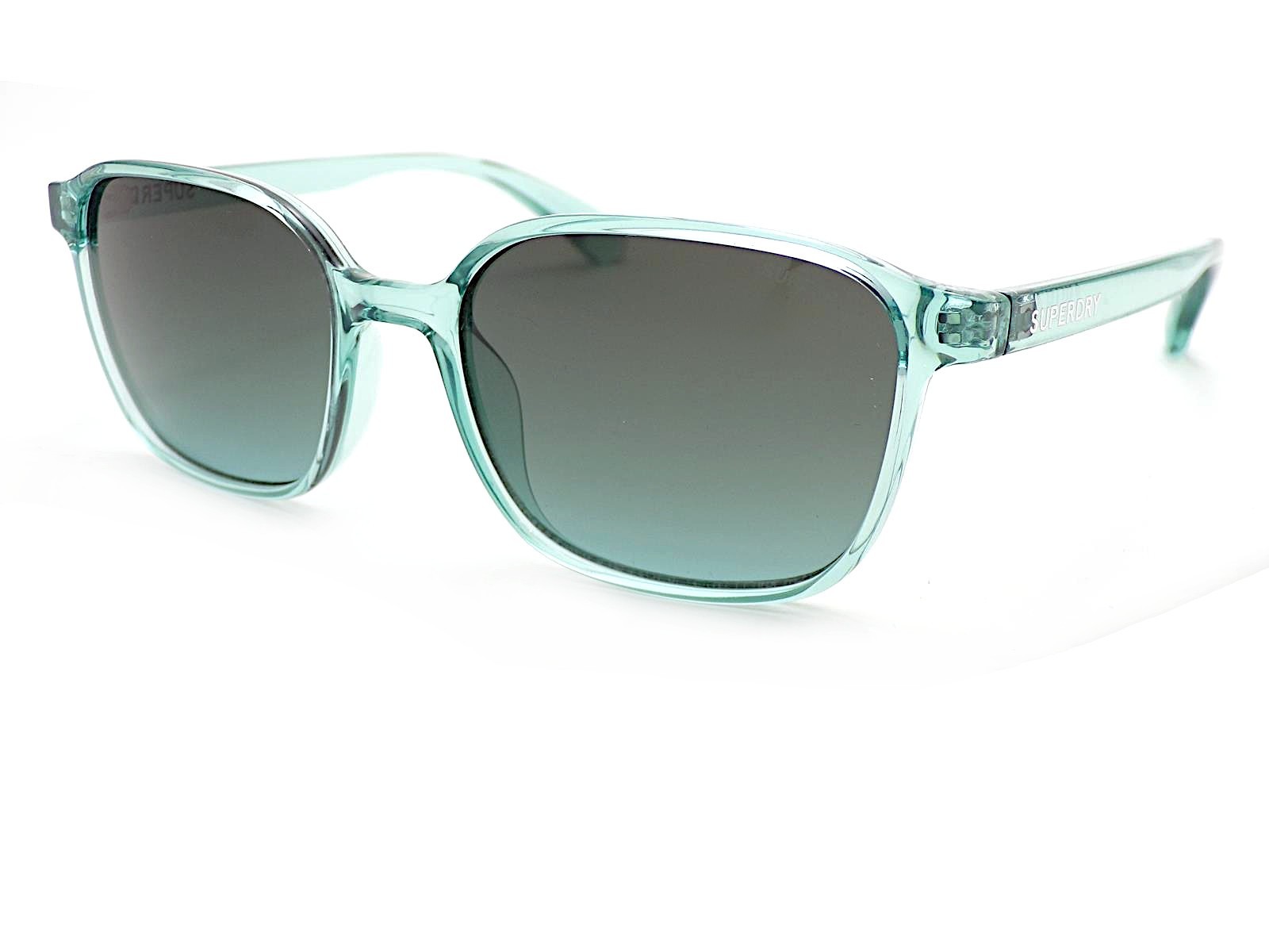 Superdry SDS 5028 Sunglasses Crystal Green with Grey Gradient Lenses 107