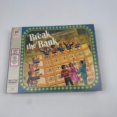 Vintage 1977 Milton Bradley Break the Bank Board Game 100% Complete