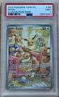 2024 Pokemon Twm En-Twilight Masquerade #188 Eevee Illustration Rare PSA 9 Mint