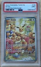 2024 Pokemon Twm En-Twilight Masquerade #188 Eevee Illustration Rare PSA 9 Mint on eBay