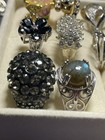 Gold & Silver Tone Fashion Rings - Statement Rings - Untested  - Lot E15 — photo 9